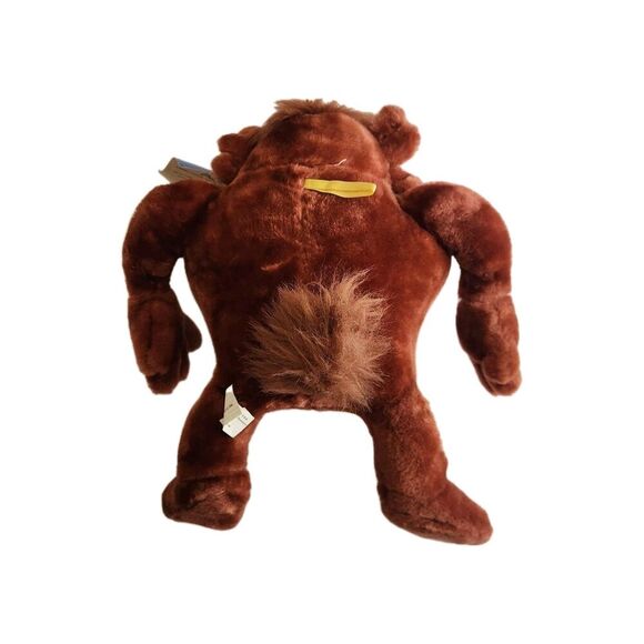 Looney Tunes 1997 NWT Tasmanian Devil Vintage Plush Toy Warner Bros - Picture 10 of 13